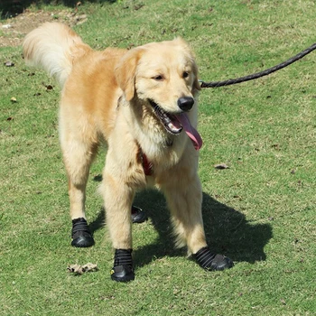 Big Dog Pantofi Impermeabil Câine De Boot În Aer Liber Animale De Companie Ploaie, Zăpadă Pantofi Cizme Reflectorizante Cizme De Cauciuc Pentru Mediu Pentru Câini De Talie Mare