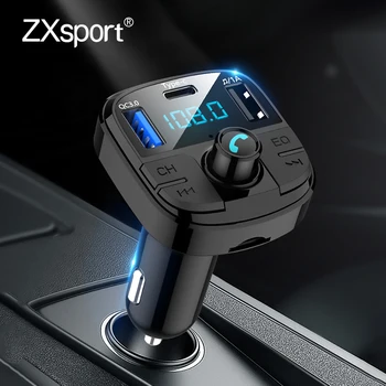 Masina MP3 Player FM Transmițător USB Încărcător Rapid Tip C de Încărcare Bluetooth Pentru Hyundai Tucson 2017 Ix25 Creta Kona IX35 Solaris