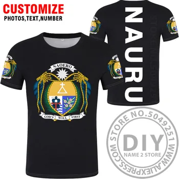 NAURU Tricou Numărul de Numele Nru T-shirt Photo Logo Text Îmbrăcăminte de Imprimare Diy Gratuit Personalizat Nu se Estompeze, Nu Cracare Tricou Jersey
