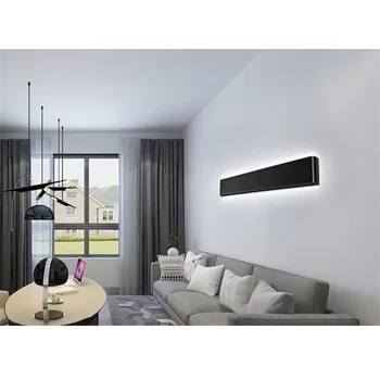 AOSONG Modern Interior Perete corp de iluminat Aluminiu Noptieră cu Lampă cu LED-uri Creative Culoar Scara Decorative Pentru Casa Dormitor Living Ro