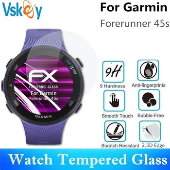 VSKEY 10BUC Sticlă Călită pentru Garmin Forerunner 45s Rotund Ceas Inteligent cu Ecran Protector cu Diametrul de 35mm Film Protector