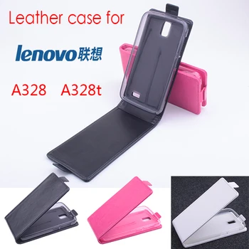 De lux din piele de caz Pentru Lenovo A328 A328T Flip capacul carcasei Pentru Lenovo a 328 T / A328 T Telefon Mobil cazuri acoperă Saci