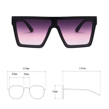 MOLNIYA Clasic de Epocă ochelari de Soare Patrati Femeie Siamezi Supradimensionat ochelari de Soare Femei/Bărbați ochelari de Soare Retro Lentes De Sol Mujer