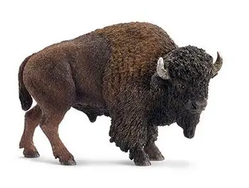 Vite model animal Taur Schleich bizon sălbatic ornamente Animale de arte și meserii Mobilier Acasă
