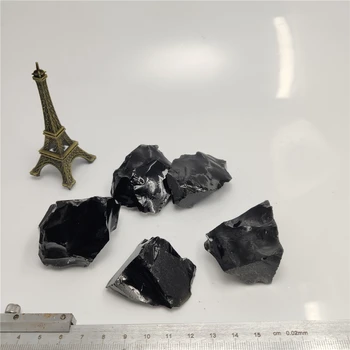 Prime Naturale Obsidian Negru Pietre De Cuarț Dur Cristale Metafizice Reiki De Vindecare Dimensiunea Energie Piatră De Vindecare