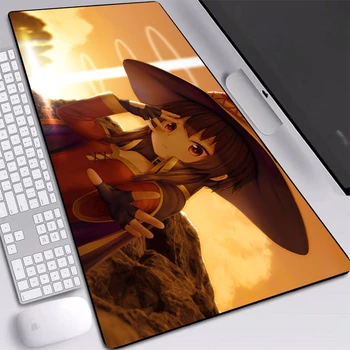 Anime Soareci Pad Konosuba Megumin mouse-pad Mari Gaming Mouse Pad-uri de Blocare Marginea Mat Tastatura XL Accesorii de joc 90x40cm