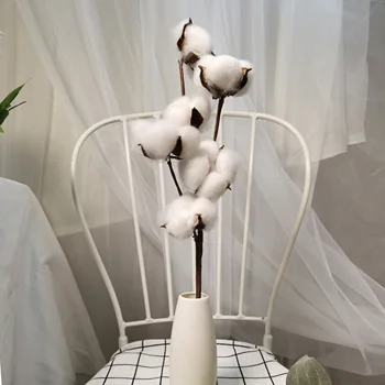 Uscate de Bumbac Decurge în mod Vii Flori Artificiale Flori False Fermă de Umplere Florale DIY Ghirlanda de Masa Acasă Decor Nunta