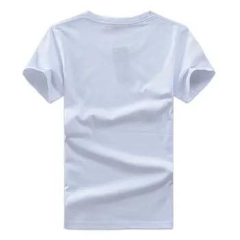 E-BAIHUI Liber Casual cu mânecă Scurtă tricou Bărbați Vară Nouă Rundă Gâtul Print Slim Tee de Lungă linie de Căști cu mânecă Scurtă T-shirt