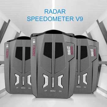 Masina de 12V Detector de Radar 16 Banda de Voce Alertă V9 Anti Radar de Viteză Semnal de Detectare LED 360 de Grade Masina de Viteza Sistem de Testare