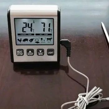 Bucătărie Digital Termometru de Carne pentru GRĂTAR Grill, Alimentare Cuptor Pește Gratar de Pui Sonda de Gătit Instrument