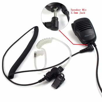 Retevis Audio de 3.5 mm Plug Asculta/Receptor Doar de Supraveghere tub de Aer Receptorul pentru Walkie Talkie Motorola Difuzor Microfon C9049A