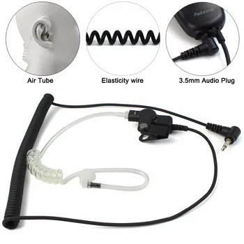 Retevis Audio de 3.5 mm Plug Asculta/Receptor Doar de Supraveghere tub de Aer Receptorul pentru Walkie Talkie Motorola Difuzor Microfon C9049A