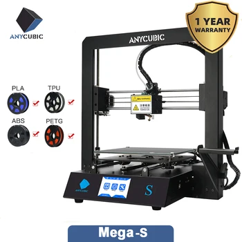 ANYCUBIC Imprimantă 3d Mega-S Modernizate anycubic i3 Mega Big Build Volum Ecran Tactil Full Metal FDM 3d Printer kit impresora 3d