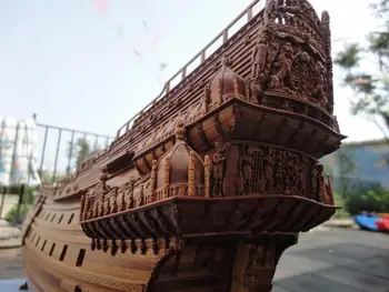 ZHL suedeză Navă de război Vasa Scara 1/48 Sculptură Bucăți de Pere lemn lemn kituri model de barca