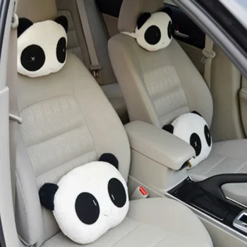 1 buc Desene animate Drăguț Panda Auto Gât Restul Perna Tetiera Perna Mat Gât Restul Tetiera Perna Accesorii Auto