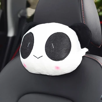 1 buc Desene animate Drăguț Panda Auto Gât Restul Perna Tetiera Perna Mat Gât Restul Tetiera Perna Accesorii Auto