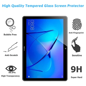Pentru Huawei MediaPad T3 10 Ecran Protector, de Înaltă Definiție Calitate Sticla 9H Duritate Film