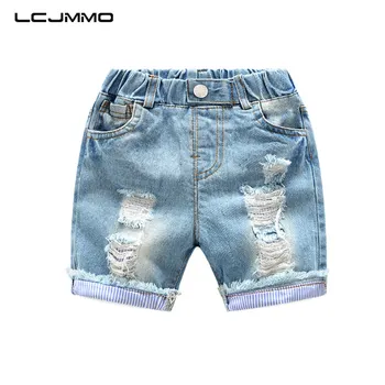 LCJMMO de Înaltă Calitate Baby Boy pantaloni Scurți de Blugi de Vara Baieti din Denim de Bumbac Casual Copii Pantaloni scurți Pentru Copii Pantaloni 2-6 ani