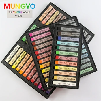 Mungyo MPV Galerie de Pasteluri Moi 12 24 36 48 de culori Tip Pătrat Pastel creioane de colorat Cutie de Carton Asortate Seturi de Desen Arta