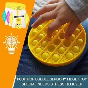 Push pop Bule Senzoriale Frământa Jucărie Eliberare de Stres pentru Autism jucarii pentru copii oyuncak squishi noroi jucarii