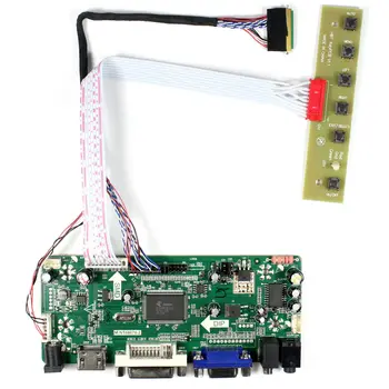 M. NT68676 Driver Bord Kit pentru LP156WH2-TLEA LP156WH2-TLAA HDMI+DVI+VGA LCD ecran cu LED-uri Controler de Bord
