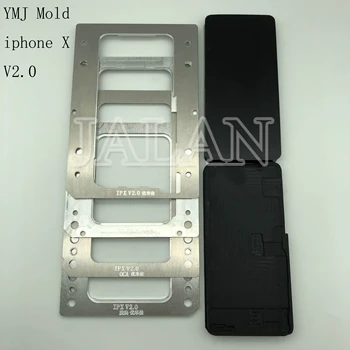 2.0 nouă versiune YMJ mucegai pentru iphone X laminare unbent flex lcd TP digitizer sticla lcd oca adeziv laminat mucegai