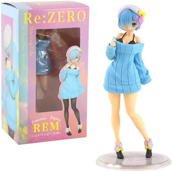 20-23cm Re:Viața într-o Lume Diferită de Zero Rem Aladdin Dragon Frumusete Rochie Fată Păpuși Figura PVC Modelul de Colectare de Jucării