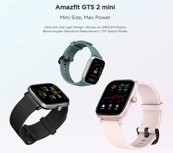 Amazfit GTS 2 Mini Ceas Inteligent În Stoc GPS ÎN-Construi Versiune Globală rezistent la apa 5ATM 14 Zile Baterie Pentru Android, Ios, Telefon