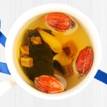 Qiao Yuntang Cicoare Gardenia Ceai, cutie cadou ceai, are efect de compensare de căldură și de detoxifiere, tratarea gutei, hemostaza un
