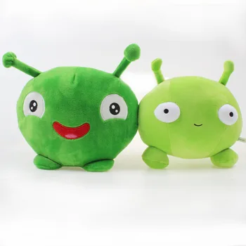 25cm Final Distanțate de Desene animate Anime Peluche Jucării Verde Mooncake Moale Animal de Pluș Caterpillar Perne Păpușă Jucărie pentru Copii