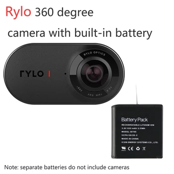 2 buc/lot kede 3.8 V, 830mAh 3.15 Wh Camera baterie pentru Rylo panoramică de 360 de grade 4K HD aparat de fotografiat cu built-in baterie ID799