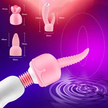 AV baghetă magică vibrator de masaj incalzite sex oral orgasm clitoris stimulator punct g pizde lins flirt penis artificial femeia adult sex toy