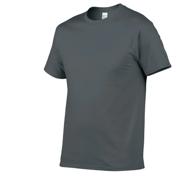 XS-XXL Bumbac Tricou Barbati Culoare Solidă Tricou Sală de Fitness T-Shirt Pentru bărbați Moale Respirabil Topuri Teuri Om Îmbrăcăminte Sport