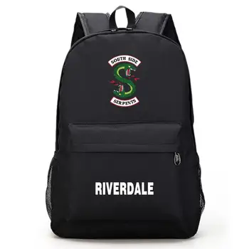 Riverdale Sud Râul Negru Rucsac-Sac De Carte Școlară Genti Laptop Băieți Fete Înapoi La Școală Cadou Casual