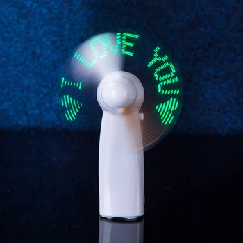 Ziua îndrăgostiților Prezent Mini Ventilator Portabil Flexibil LED Cooler de Racire Cadou Ventilator cu Caractere Mesaje Cuvântul 