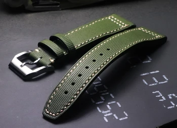 20 21 22 mm de înaltă calitate, lucrate Manual Curea de Ceas Verde branduri de Lux Watchbands Bratara din piele de Vițel Pentru IWC ceas Brand accesorii