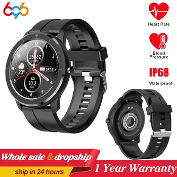 T6 Ceas Inteligent Bărbați Tracker de Fitness pentru Femei Dispozitive Portabile IP68 Smartwatch Rata de Inima Ceas Barbati Ceas Inteligent PK DT78 L13 L7