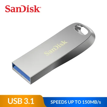 SanDisk Ultra Luxe USB Flash Drive 16GB 32GB 64GB, 128GB, 256GB USB3.1 Gen 1Pen Unități de 150MB/s Disc Flash pentru Desktop PC