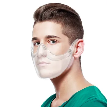 Windproof 2 buc Transparent, Durabil Masca de Fata Combina Plastic Reutilizabile Clar Masca de Fata Scut Protector Facial De Seguridad