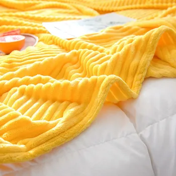 Nordic Roz Galben de Călătorie Mașină Canapea Arunca Pături pentru Paturi de Vară Pătură de Iarnă lenjerie de Pat Cuvertură Cuvertură Polaire Pleduri