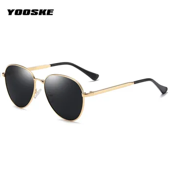 YOOSKE Pilot Oglindă ochelari de Soare Polarizati pentru Femei Barbati de Brand Designer de Metal Ochelari de Soare Retro Doamna în aer liber Conducere Ochelari de soare UV400