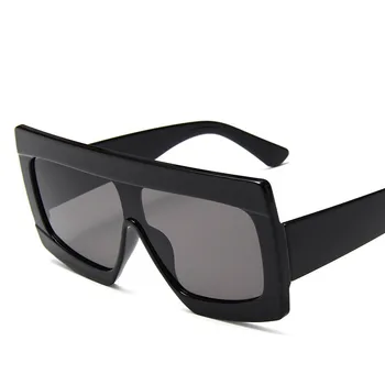 Yoovos 2021-O bucată de ochelari de Soare pentru Femei Brand Designer Vintage din Metal Reflectorizant Ochelari Pentru Femei Retro Oculos Gafas De Sol UV400