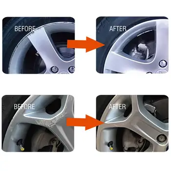 Masina Janta Roata Scratch Repair Kit Adeziv Permanent Rim Scratch Remover Lac De Unghii Accesorii Auto Pentru Jante Din Aliaj De Aluminiu