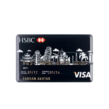 Master HSBC Credit Card Usb Flash Drive 4GB 8G 16GB de Înaltă Calitate Pendrive 32GB 64G 128GB Pen Drive 256GB Card de Memorie Flash Drive