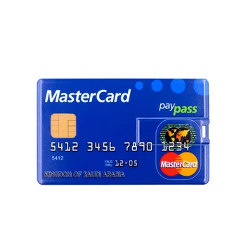 Master HSBC Credit Card Usb Flash Drive 4GB 8G 16GB de Înaltă Calitate Pendrive 32GB 64G 128GB Pen Drive 256GB Card de Memorie Flash Drive