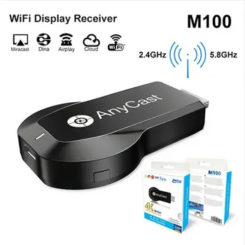 Anycast M100 2.4 G 4K TV Stick Miracast Orice Distributie Wireless DLNA, AirPlay compatibil HDMI de Afișare Wifi Dongle-Receptor