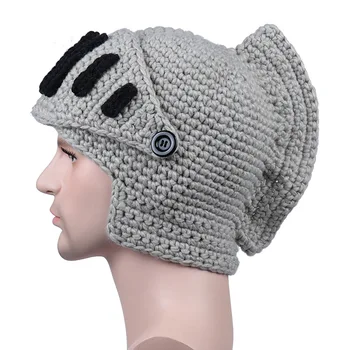 2019 Pălării de Iarnă Pentru Bărbați Chelioși Beanie Hat Gladiator Roman cavaler tricotate de mână Tricotate masca pac man în aer Liber cald Z54