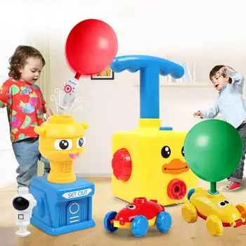 Fierbinte Jucărie științele Educației Putere Masina Balon Montessori jucării Experiment Jucărie Distractiv Inerțiale Turnul de Lansare Masini Jucarii pentru Copii Cadouri