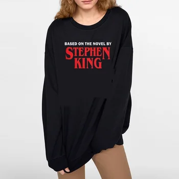 Stephen King Scrisoare De Imprimare Hoodies Femei Groază De Moda Streetwear Halloween Hanorac Învinși Club Vintage Cu Gluga